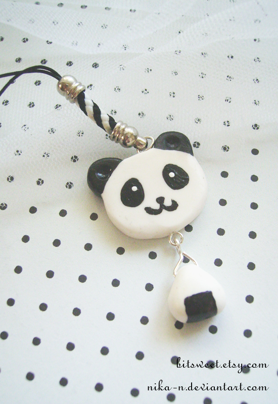 Dangle Panda Phone Charm