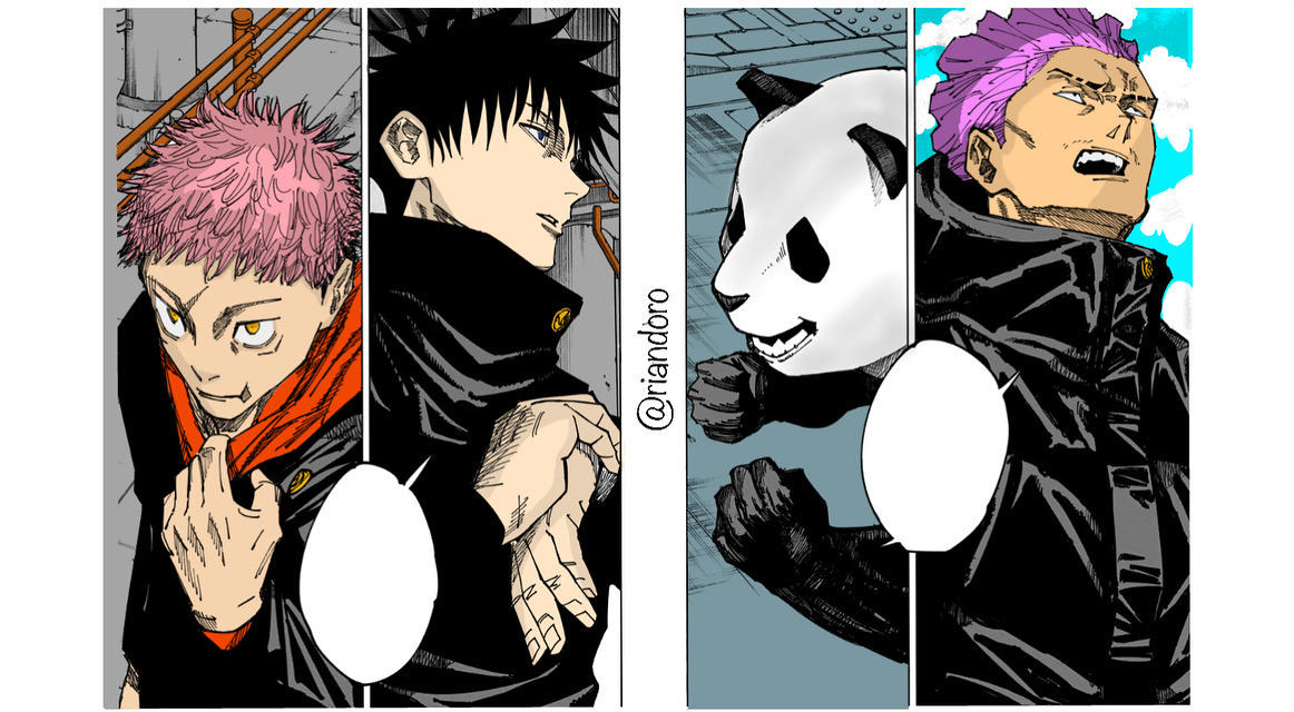 JJK Chapter 160 Yuji Megumi Panda Hakari By Riandoro On DeviantArt jjk-chapter-160-yuji-megumi-panda-hakari-by-riandoro-on-deviantart
