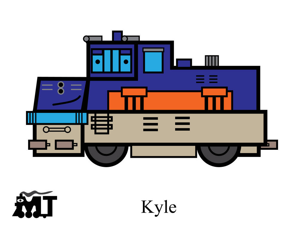 Kyle Engineer Train Kyle the Diesel Train by marimba54 on DeviantArt