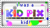 I was a Kid Pix Kid Stamp by Abbey-TerMeer