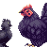 [F2U] pixel chickens