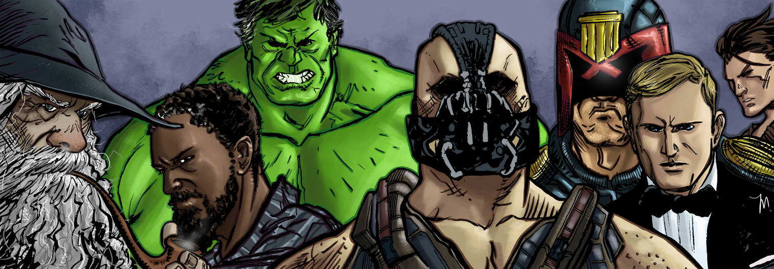 Favorite Movies from 2012 Sketch Cards by jessemunoz