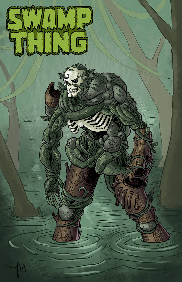 Swamp Thing Redesign by jessemunoz