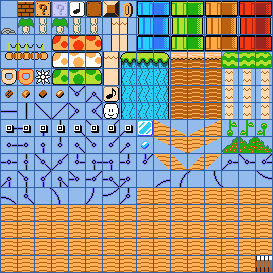 SMB1 Beach Tileset by sheepman5003 on DeviantArt