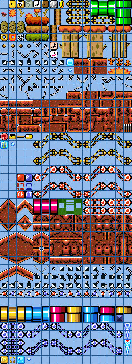 SMM SMW Fall Tileset by sheepman5003 on DeviantArt