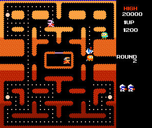 Dig Dug Pac Man Dig Dug's Pac Man Style on the NES by sheepman5003 on DeviantArt