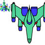 Drawing: Galaga Ship (P2) (Galaga Arrangement)