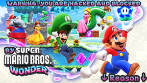 Super Mario Wonder Blocked Sign