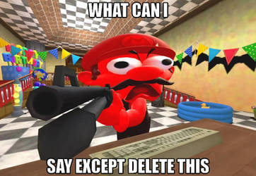 Mario DELETE THIS with Shotgun