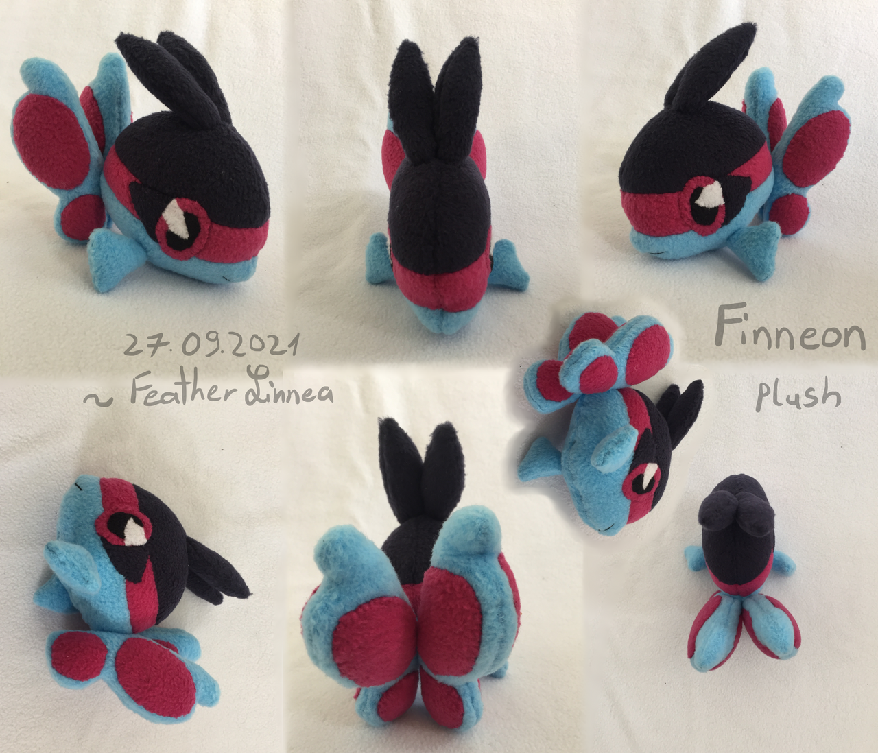 Finneon plush by FeatherLinnea on DeviantArt