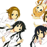 K-on! Render Yui - Mio - Ritsu - Azusa - Mugi