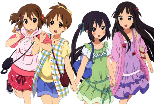 Render K-on! Mio - Yui - Ui - Azusa