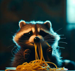 Raccoon and Spaghettiit