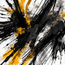 Chromatic Clash: Black Color Vs Yellow-Orange