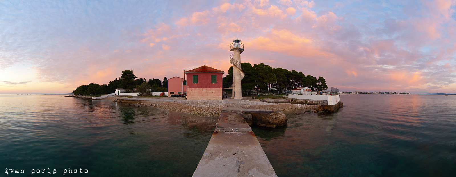 Lighthouse in the town