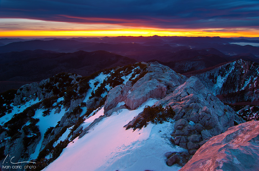 Down on mt. Risnjak