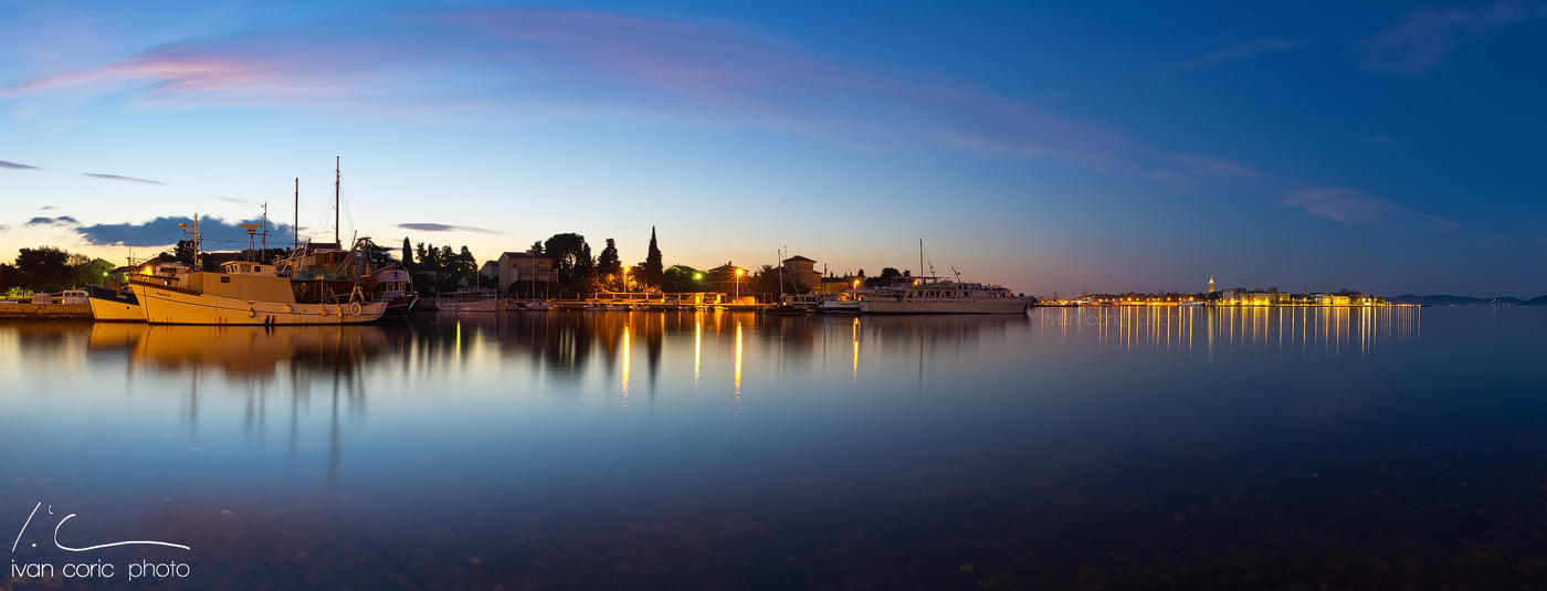 Zadar at dawn by ivancoric