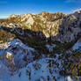 Winter morning in North Velebit