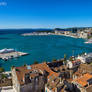 Split, view from the top