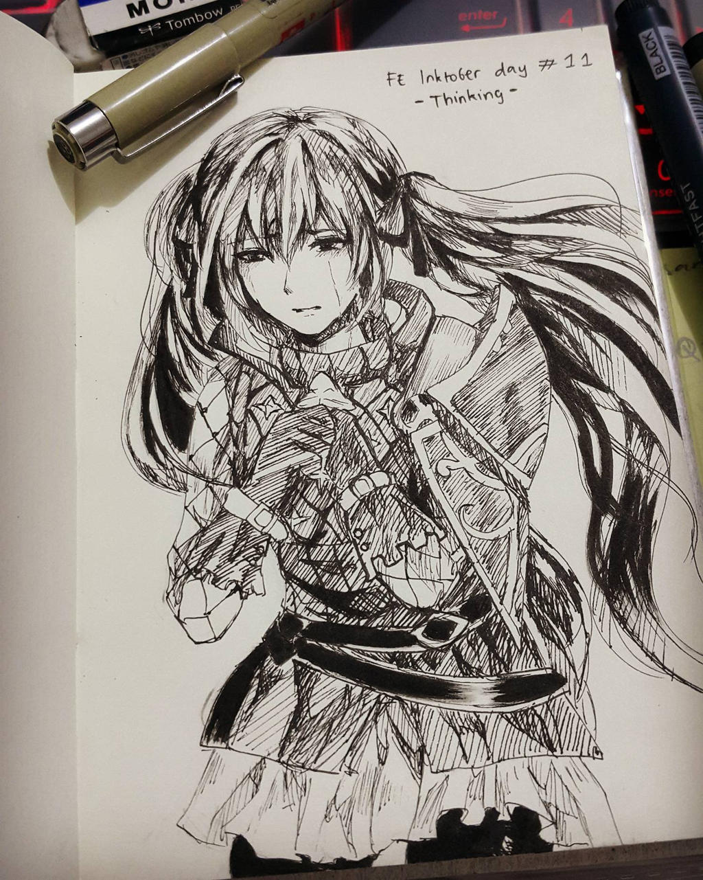 Fire Emblem Inktober day 11 : Thinking