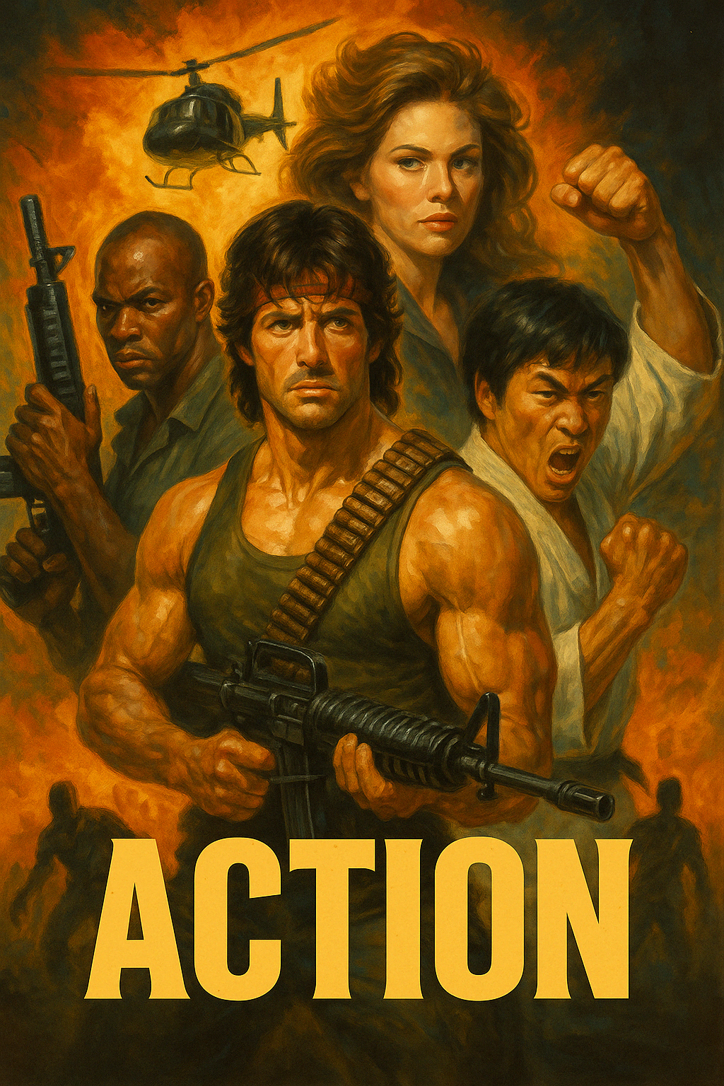 Action Collection Poster Action by PlexPosters on DeviantArt