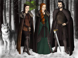 The Starks in Winterfell