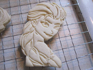 Princess Elsa Cookie Baked by B2Squared