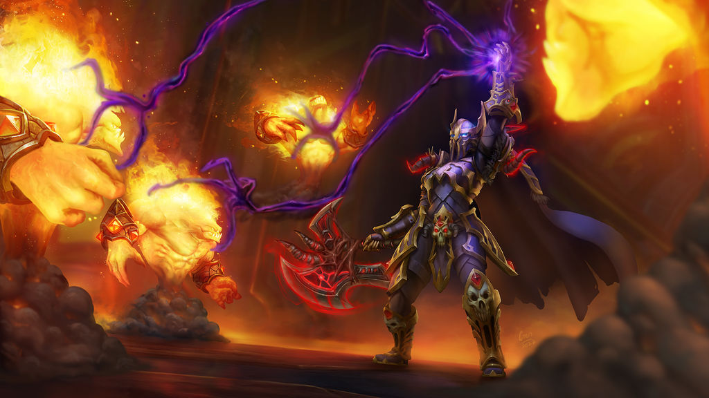 The Aggramar fight by Kresto-The-Artist on DeviantArt