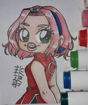 Sakura Haruno chibi