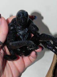 Black Spiderman Sculpt (front view)