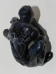 Black Spiderman Sculpt (back view)