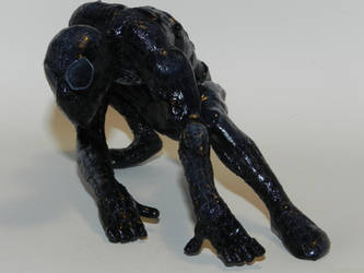 Black Spiderman Sculpt (front view)