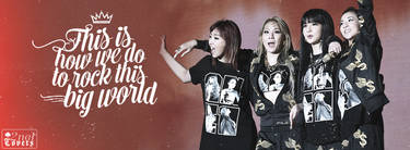 [Cover / Quote ] 2NE1 rock this world