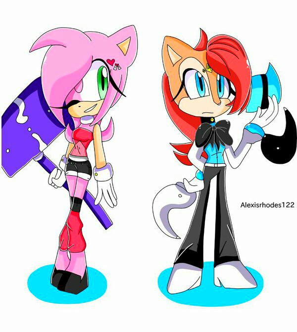 Sally Acorn and Amy Rose Redesign