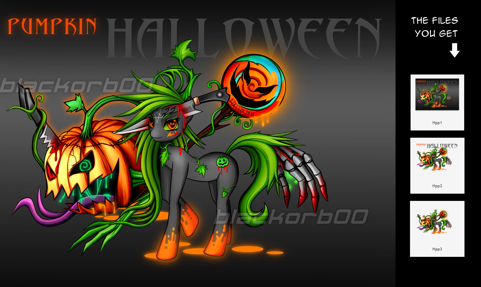 Halloween Pony AUCTION/CLOSED