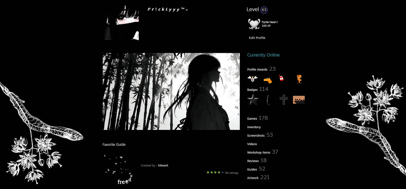 Aesthetic Steam profile by Pr1ckLyyy on DeviantArt