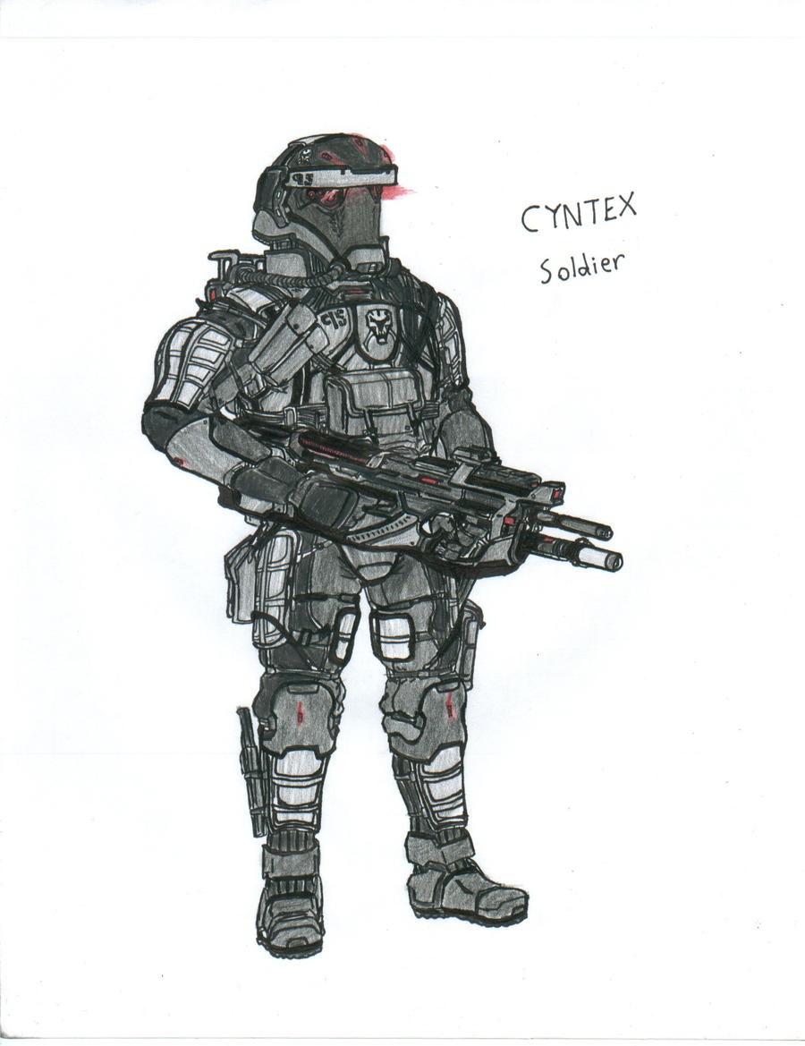 Cyntex Federation soldier