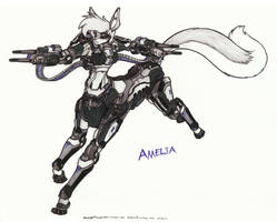 Amelia, Guns drawn