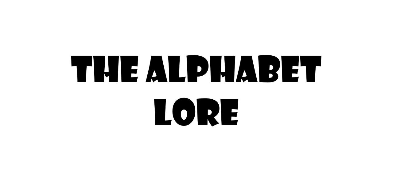 Unofficial Alphabet Lore Logo (for ToonLore) by DsnyClub on DeviantArt