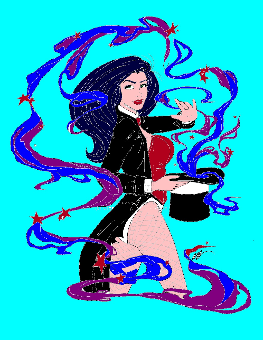 zatanna by greenasday-d6u81umA