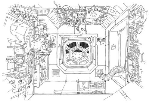 Space Station Sketch