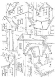 Oxford Architecture Sketch 1