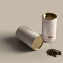 Cylinder Tea Tin Mockup