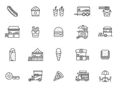 Street Food Icons