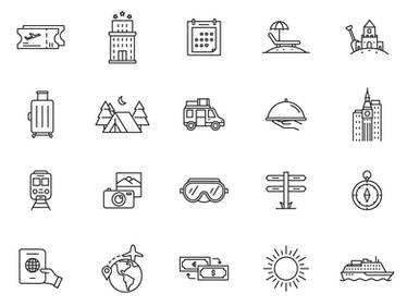 20 Holiday Vector Icons