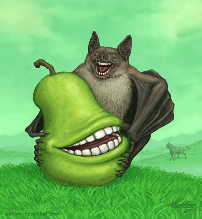 The Biting Pear and the Human-Toothed Bat