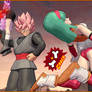 Bra and Pan Vs Goku and Vegeta Black