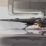 Attack BomberBR Star Wars-ish Ship further renderi