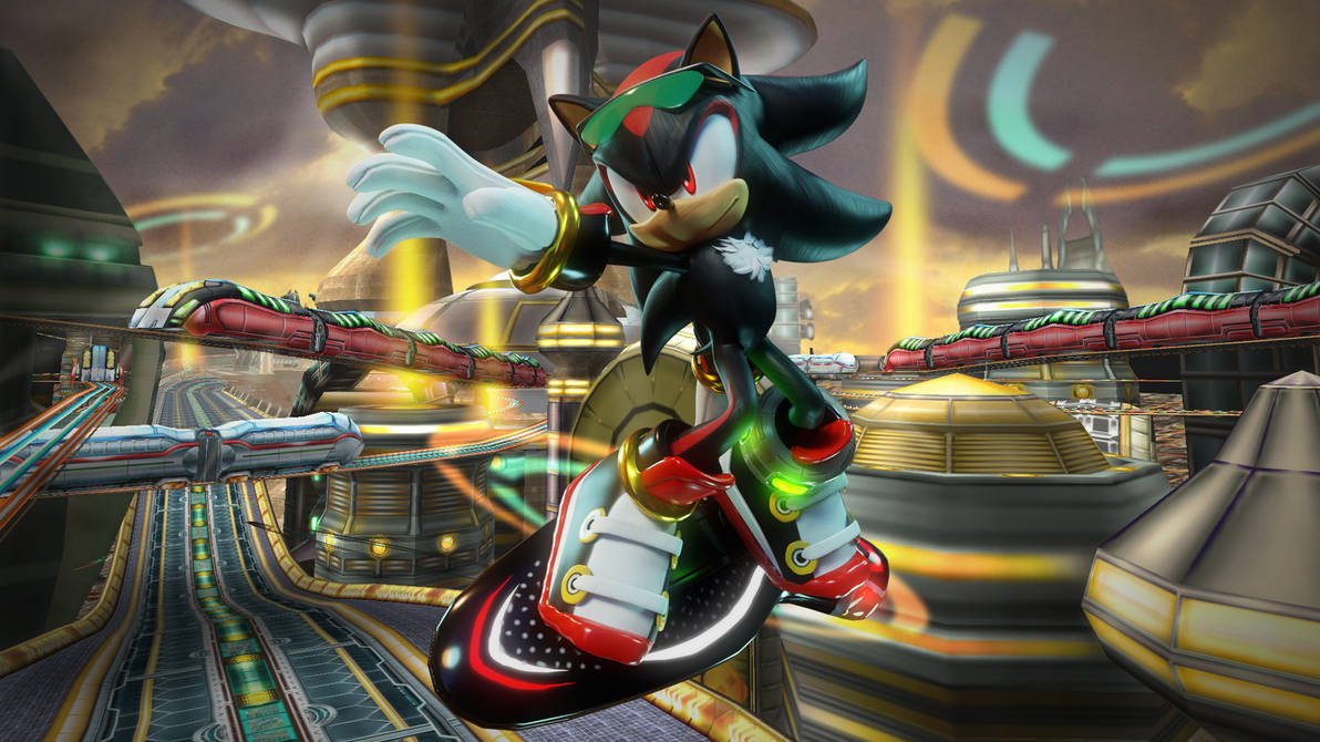 SRZG: Shadow the hedgehog (with his gravity stone) by syarsalar on ...