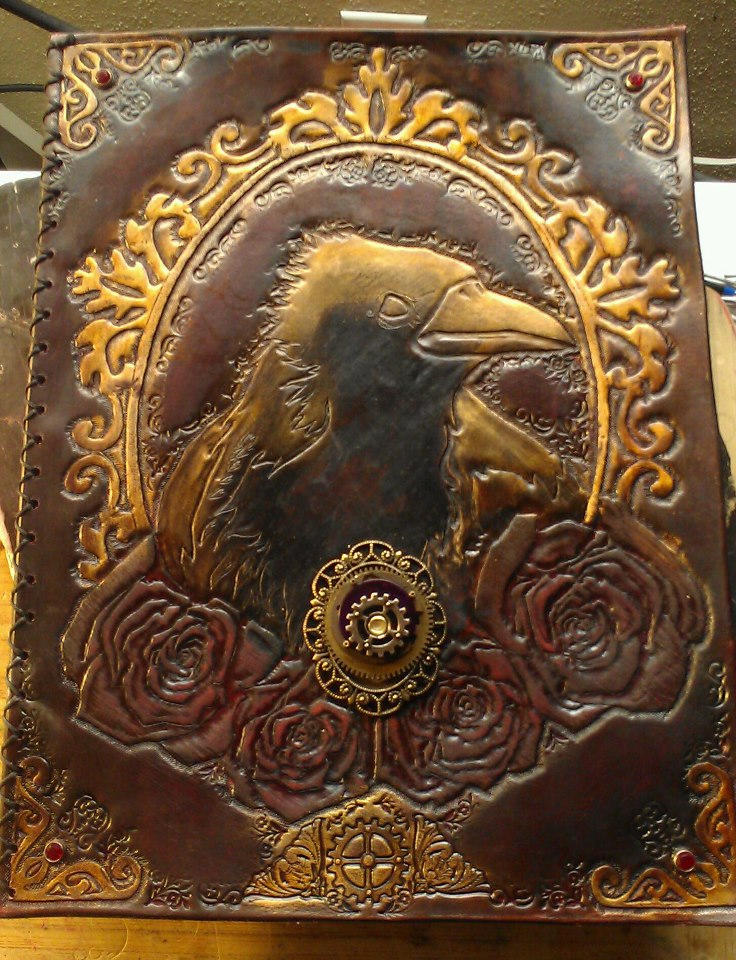 Nevermore Victorian Leather Scrapbook